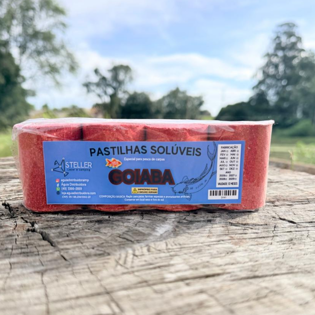 Pastilha Para Pesca Steller Goiaba 4 Und