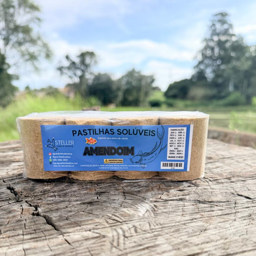 Pastilha Para Pesca Steller Amendoim 4 Und