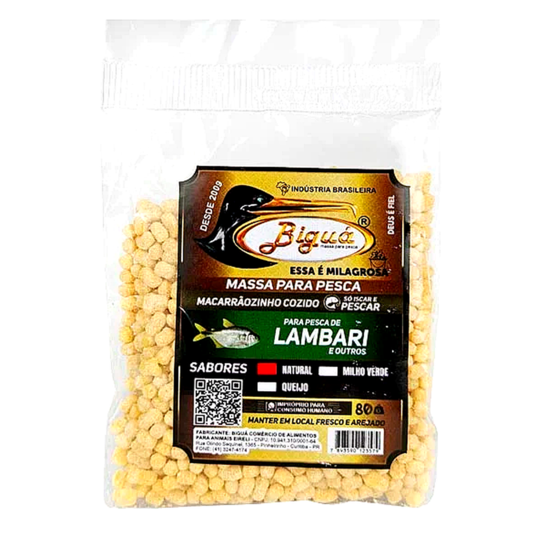 Massa Para Pesca Lambari Milho Verde 80g