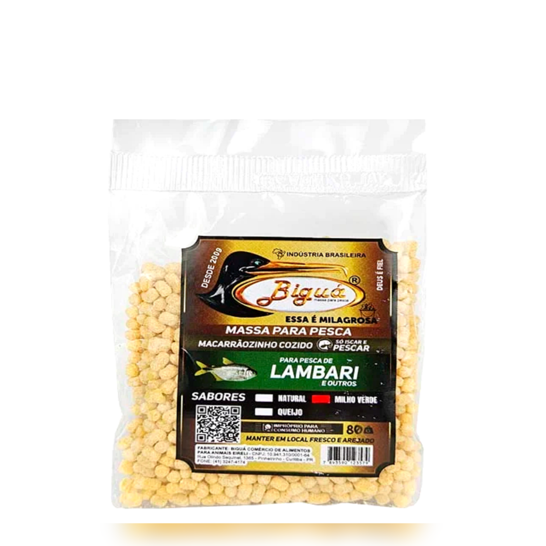 Massa Para Pesca Lambari Natural 80g