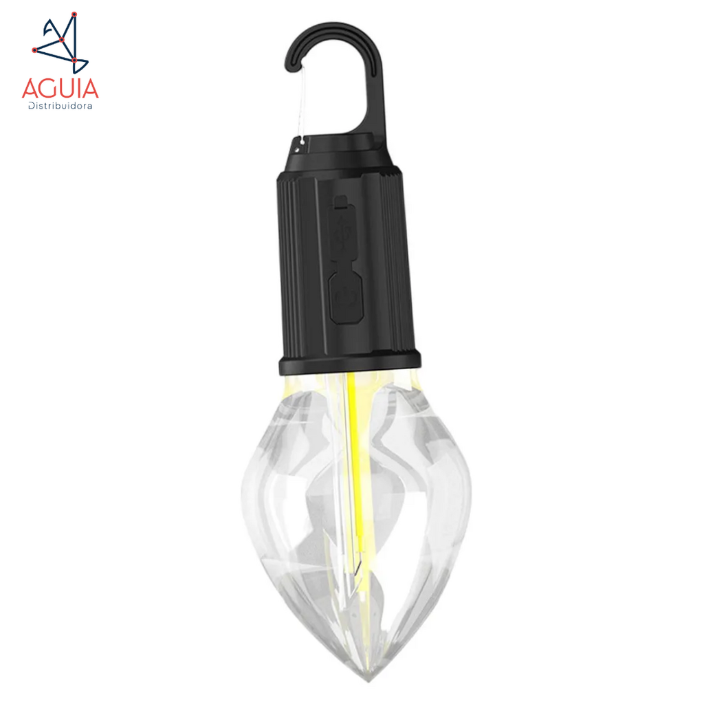 Lâmpada Camping Recarregável Lky-Y03a Com Clip 17cm
