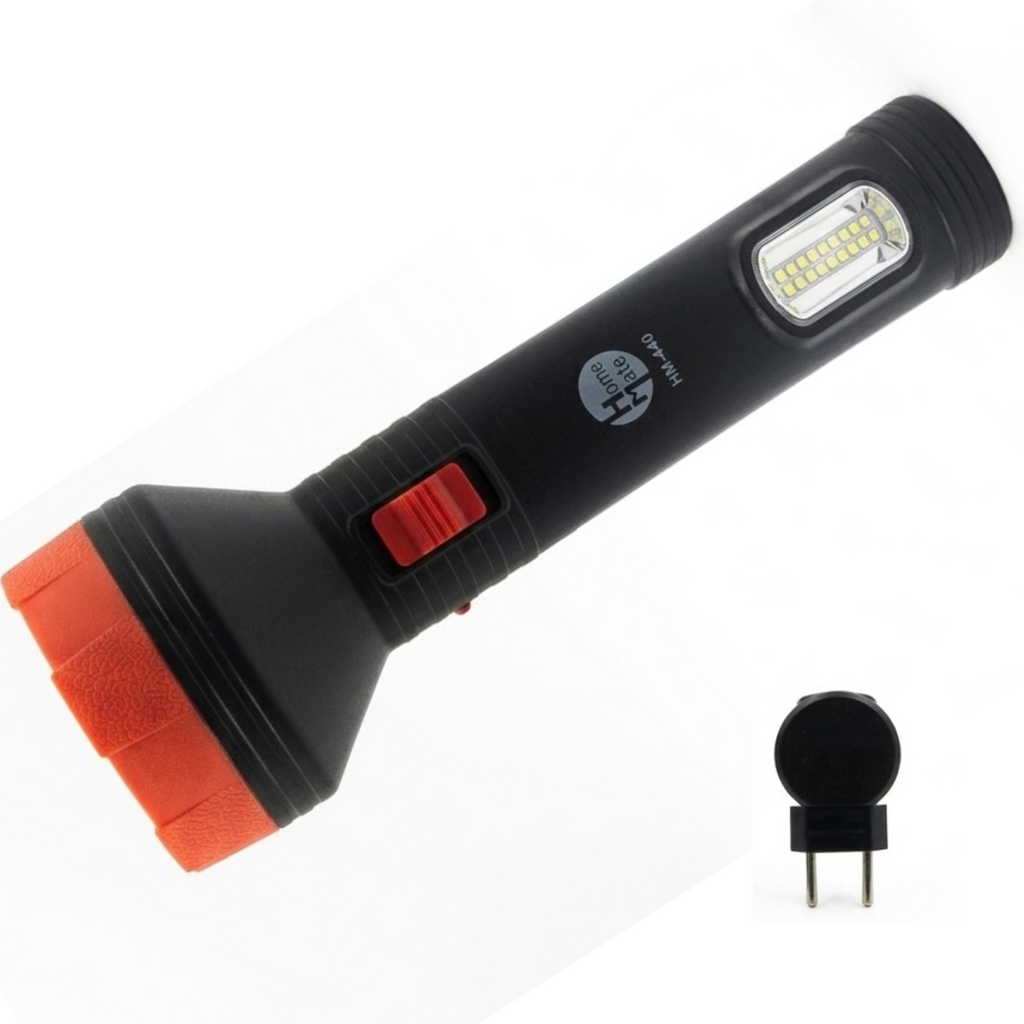 Lanterna de 1Led HM-446 3w+Cob 0,8w 22cm