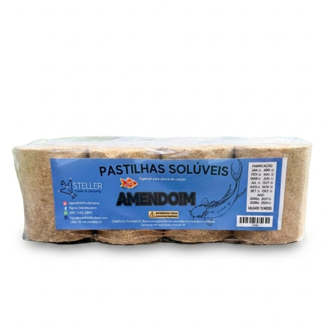 Pastilha Para Pesca Steller Amendoim 4 Und