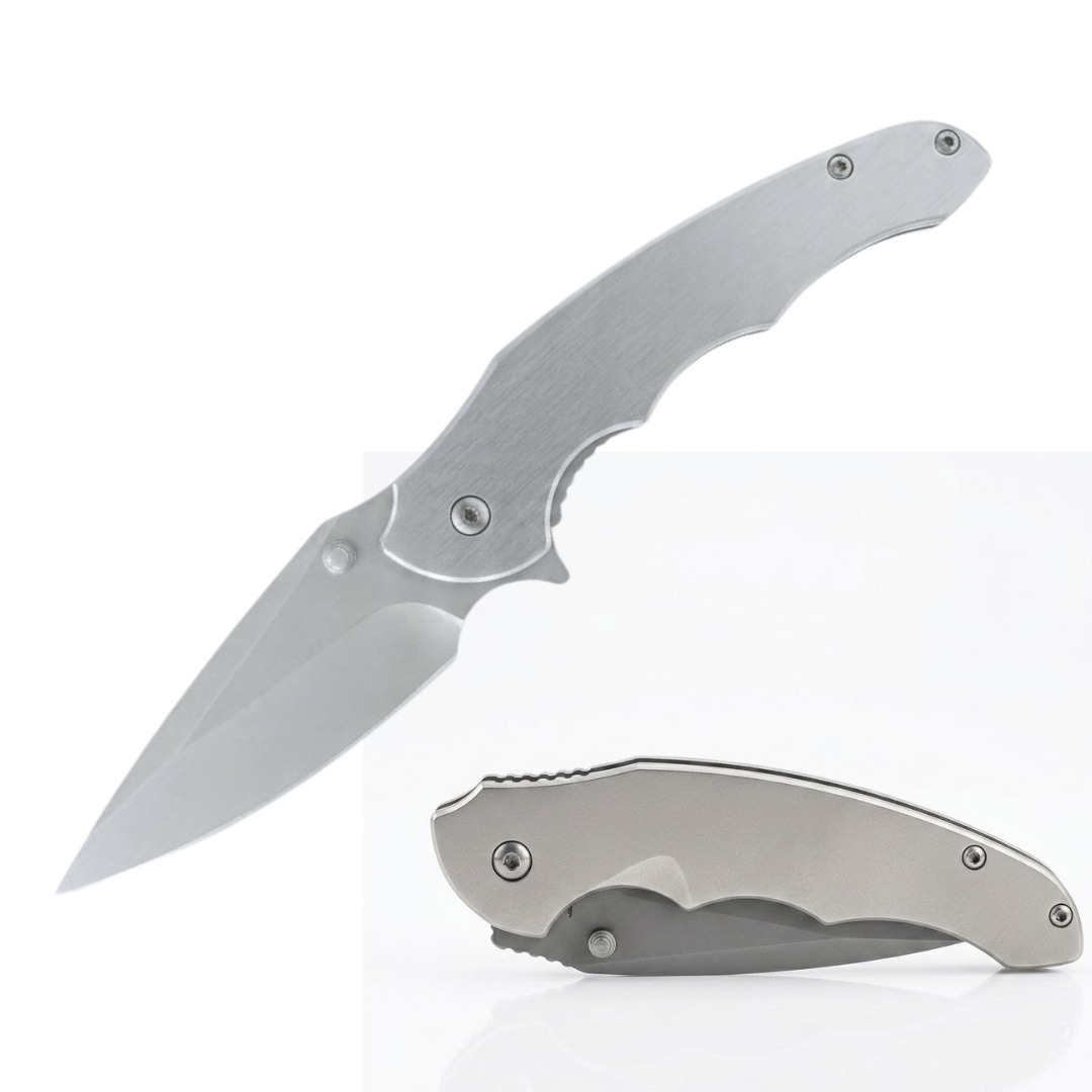 Canivete Dobrável Inox C/ Clip 888-M 20cm