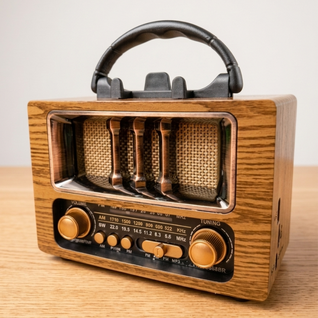 Radio MS-6638BR AM/FM/SW USB/SD Bluetooth 16x12cm