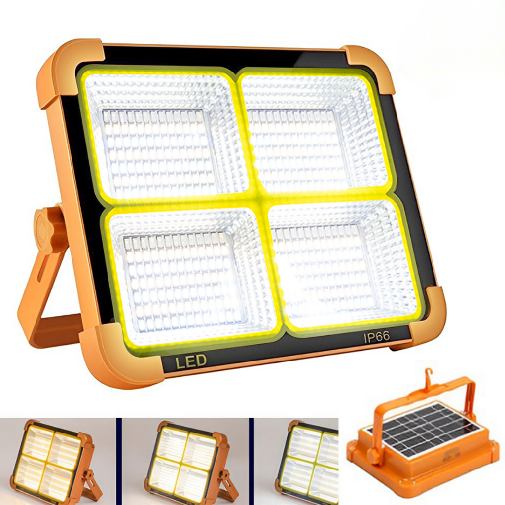 Refletor Holofote Solar LE-2248 288 Leds 500w 21x17cm