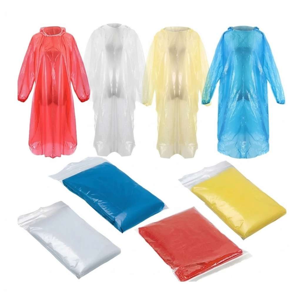 Capa De Chuva Tam Único Descartável Com Capuz ID-4599C